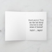 Zeichn einer Leere - Nacht alter Menschen - Anpass Karte (Innenseite)