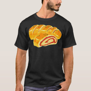 Zeichn einer Pizza Stromboli T-Shirt