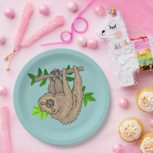 Zeichn einer sich auf den Kopf stellenden Zeitspan Pappteller (Party)