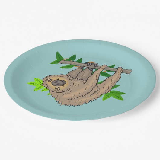 Zeichn einer sich auf den Kopf stellenden Zeitspan Pappteller (Schrägansicht)