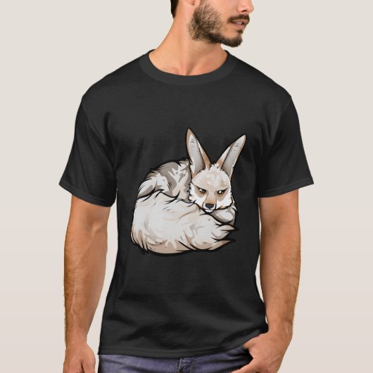 Zeichn eines Blanfords Fox T-Shirt (Vorderseite)