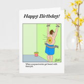 Zeichn eines Blank - Akupunkturisten - Anpassen Karte (Gelbe Blume)