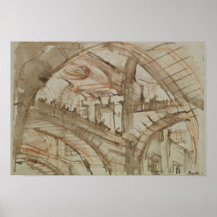 Zeichn eines imaginären Gefängnisses Poster