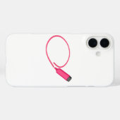 Zeichn eines Kreises mit einem rosa Highlighter Case-Mate iPhone Hülle (Rückseite (Horizontal))