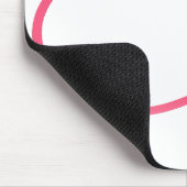 Zeichn eines Kreises mit einem rosa Highlighter Mousepad (Ecke)