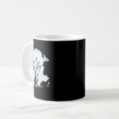 Zeichn eines Messers Gladiator von Illustrator Don Kaffeetasse (Vorderseite Links)