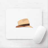 Zeichn eines panamanischen Hutes Mousepad (Mit Mouse)