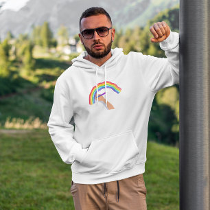 Zeichn eines Regenbogens Hoodie