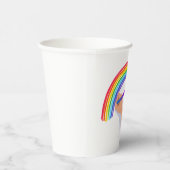 Zeichn eines Regenbogens Pappbecher (Rechts)