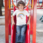 Zeichn eines Regenbogens T-Shirt