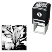 Zeichn eines selbstfärbenden Zweiges der Blume mag Permastempel (Beispiel)