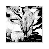 Zeichn eines selbstfärbenden Zweiges der Blume mag Permastempel (Design)