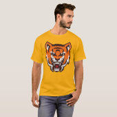 Zeichn eines Tigergesichts T-Shirt (Vorne ganz)