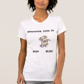 Zeichn eines Welpen: "DOGGONE THIS IS RUFF" T-Shirt (Vorderseite)
