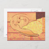 Zeichn für Matisse Postkarte (Vorne/Hinten)