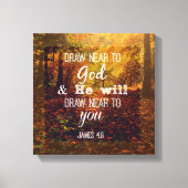 Zeichn in der Nähe der Bibelverse Leinwanddruck (Vorderseite)