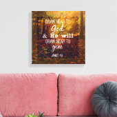 Zeichn in der Nähe der Bibelverse Leinwanddruck (Insitu (Wohnzimmer))