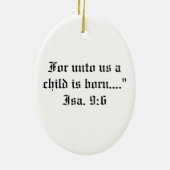 Zeichn in farbigem Stift der Geburt Keramikornament (Hinten)