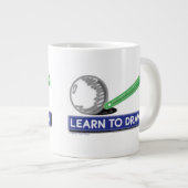 Zeichn lernen Jumbo-Tasse (Vorderseite Rechts)