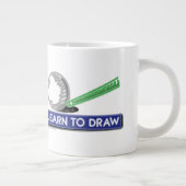 Zeichn lernen Jumbo-Tasse (Rechts)