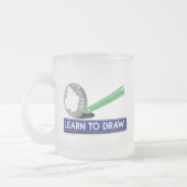 Zeichn lernen mattglastasse (Links)