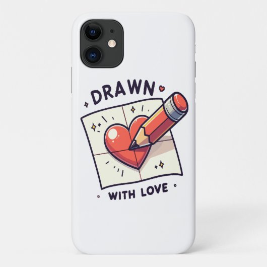 Zeichn mit Liebe Case-Mate iPhone Hülle (Rückseite)