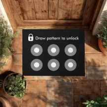 Zeichn Muster zur Entsperrung der Coolen Geeky Fun