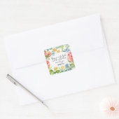 Zeichn nahe an Gott | James 4:8 Quadratischer Aufkleber (Umschlag)