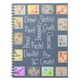 Zeichn-, Paint-, Sketch- und Antiquitätenstudien Notizblock