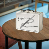 Zeichn | Swirre Music Notation | Initialen Metall Brotdose