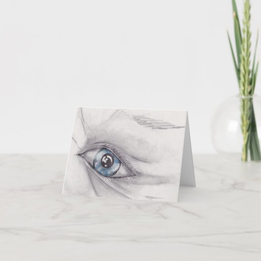 Zeichn und Auge Karte (Vorderseite)