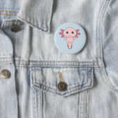 Zeichn von Cool rosa Axolotl Button (Beispiel)