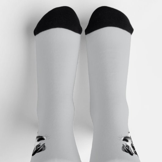 Zeichn von Jack Russell Terrier Socken (Oben)