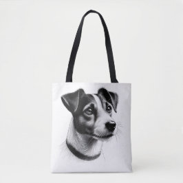 Zeichn von Jack Russell Terrier Tasche
