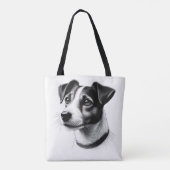 Zeichn von Jack Russell Terrier Tasche (Rückseite)