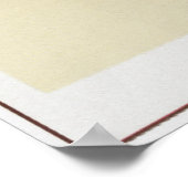 Zeichn von Joseph Stalin. Poster "Stalin's pipe" (Ecke)