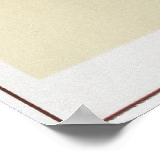 Zeichn von Joseph Stalin. Poster "Stalin's pipe" (Ecke)