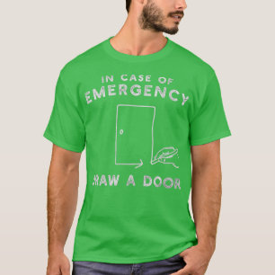 Zeichne eine Tür T-Shirt