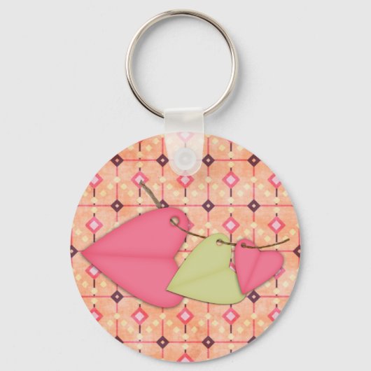 Zeichnen auf einer Zeichenfolge Schlüsselanhänger (Vorderseite)