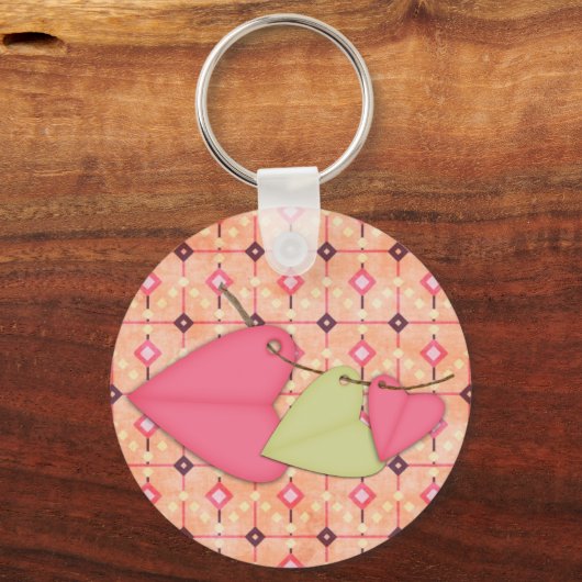 Zeichnen auf einer Zeichenfolge Schlüsselanhänger (Vorderseite)