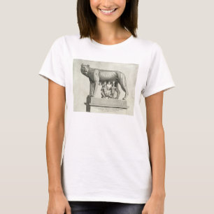 Zeichnen der Etruscan Bronze des Siewolf suc T-Shirt