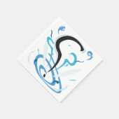 Zeichnen der Frage Serviette (Ecke)