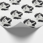 Zeichnen der Hand, Liebe, Zeichen-Sprache Geschenkpapier (Ecke)