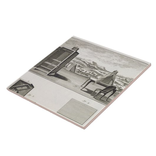 Zeichnen der Hilfen: ein grundlegendes hölzernes Fliese (Seite)