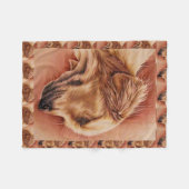 Zeichnen des goldenen Retrievers auf Decke (Vorderseite (Horizontal))