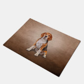 Zeichnen des HundeBeagles Fußmatte (Schrägansicht)