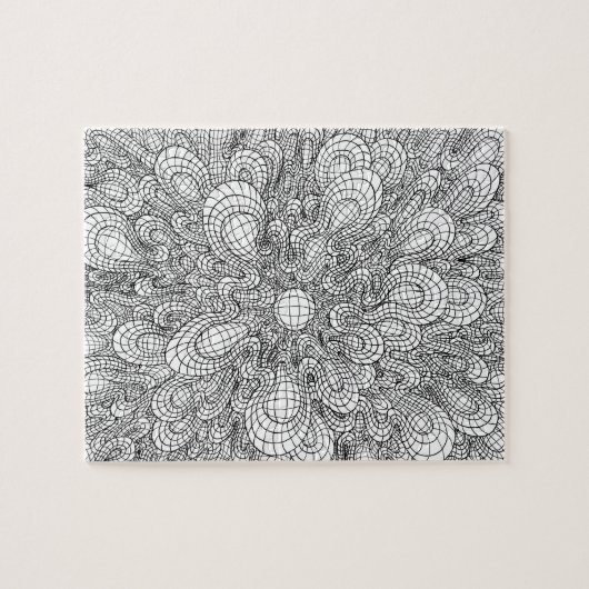 Zeichnen des Puzzlespiels Puzzle (Horizontal)