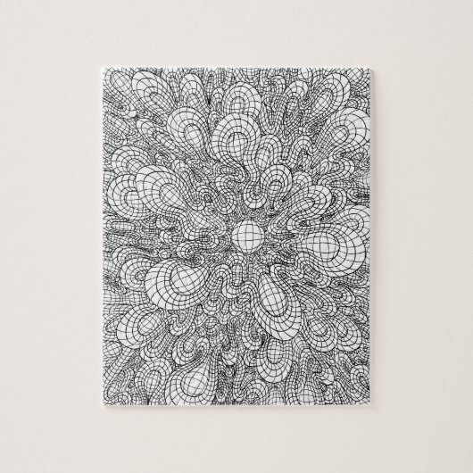 Zeichnen des Puzzlespiels Puzzle (Vertikal)