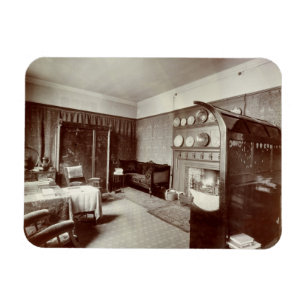 Zeichnen des Raumes, Kelmscott Haus, London, 1896 Magnet