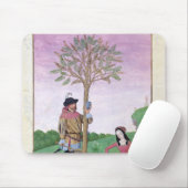 Zeichnen des Safts von einem Baum Mousepad (Mit Mouse)